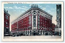1917 Lafayette Hotel Exterior Building Buffalo New York Vintage Antique Postcard picture