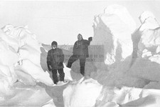 SHACKLETON AND WILD IN ANTARCTIC ICE SHEET EXPEDITION 1917 4X6 PHOTO picture