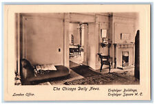 London Office England Postcard Chicago Daily News Interior c1940's Tuck Art picture