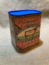 Boer War -WWI British Army Reserve ration Iron ration Compressed beef tin picture