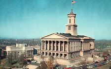 Vintage Postcard State Capitol Cumberland River Landmark Nashville Tennessee ASC picture