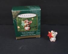 Hallmark Sweet Contribution Miniature Christmas Ornament REPAINT 2001 in Box picture