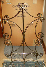 NEW HOMCO #8800 HUGE VICTORIAN FLOOR EASEL BRASS PLATED WITH CHAIN 32