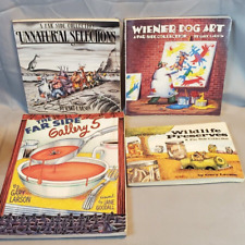 A Far Side Lot of 4 Book Gary Larson Wildlife Preserves Wiener Dog Unnatural etc picture