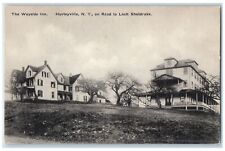 c1910's The Wayside Inn Exterior Hurleyville New York Unposted Trees Postcard picture