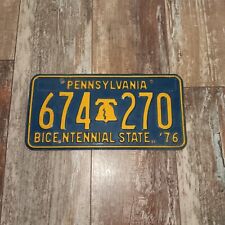 Vintage 1976 Pennsylvania Metal License Plate Bicentennial picture