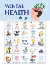 Mental Health bingo: 32 player self care activity for World Mental Health Day, m picture