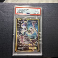 Mewtwo EX (Full Art) 103/108 Evolutions Holo PSA 10 picture