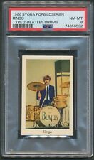 BEATLES RINGO 1967 DUTCH UNNUMBERED SET 3 TYPE 2 GROUP 2 MUSIC CARD PSA 8 NM-MT picture
