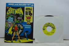 Nice Vintage 1975 Batman & The Joker Stacked Cards Comic Book & 45 Record Set picture