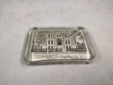 Vintage Ottawa Illinois 1856 The Reddick Mansion Glass Paperweight picture