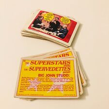 1985 WWF O Pee Chee Wrestling Cards Superstars Speak Lot of 21 picture