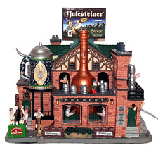 Lemax Yulesteiner Brewery German Beer Animated Sound Lighted Caddington Village picture