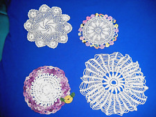 VINTAGE HANDMADE CROCHETED DOILIES picture