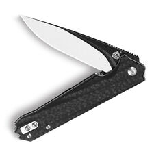 QSP Knives Mamba Liner Lock 111-A Knife VG10 Stainless & Black Carbon Fiber picture