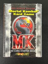 1992 MORTAL KOMBAT KARD GAME 60-CARD EXPANSION BORDER FACTORY SEALED picture