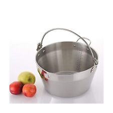 Jam Making Maslin Pan Stainless Steel Preserve Pot & Handle Bucket,Camping Pa... picture