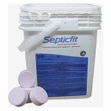 Aquafit Septicfit Industrial Septic Chlorine Tablets 132-Tab 45.1 LB Bulk picture