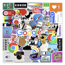Internet Programming 404 Network Error Web Stickers 50 Pack Set Chrome Edge Web picture