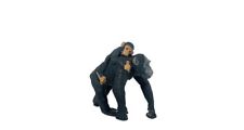 Safari Ltd Jungle Animal Toy Chimpanzee with Baby 2010 Museum Collectible #1112 picture