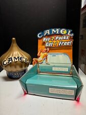 Vintage 1957 Chevy Camel Cigarette Light Up Display Tobacco Ad.+ Turkish Topper picture