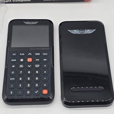 ASA CX-3 Flight Computer Aviation Calculator Black FAA Approved Pilot Training picture