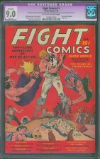 Fight Comics #1 (1940) ⭐ CGC 9.0 Restored ⭐ Spy Fighter Fiction House Golden Age picture
