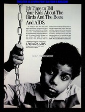 AIDS HIV Prevention 1988 Trade Print Magazine Ad Poster ADVERT picture