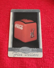 Coca-Cola 1997 Sprint phone card Vintage Coke Five Dollars $5 picture