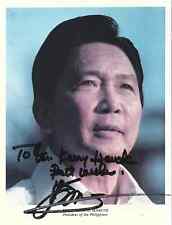 Ferdinand Marcos 1917-1989, President of Philippines, signed/inscribed 5 x 6.5