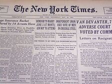 1937 MAY 19 NEW YORK TIMES - WINDSOR TO MARRY JUNE 3 AT MONTS - NT 442 picture
