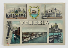 RPPC Venezia Venice Italy Real Photo Multiview Postcard Hand Colored Unposted picture