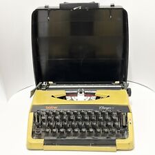 Brother Charger 11 Vintage Typewriter From Nagoya Japan Yellow W/ Cover Tested picture