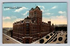 Montreal QC-Quebec Canada, Gare Windsor, Windsor Station, Vintage Postcard picture