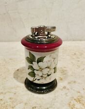 1940s ronson Table lighter Dogwood Viola Newark Made In USA Vintage picture