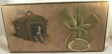 Vintage Barker & Dobson Chocolates Box Cameo Assortment Green Ribbon Puppy Dog picture