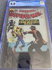 Amazing Spider-Man 26🔥CGC 4.0🔥Early Green Goblin🔥1st Crime Master🔥New Case🔥 picture