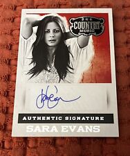 2014 Panini Country Music SARA EVANS Authentic Signature Auto Card picture