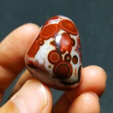 34g Natural Polished Banded Agate Crystal Madagascar 41X61 picture