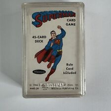 1966 Superman Card Game 45 Cards Case Included Vintage picture