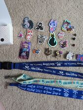 Fursona Pins And Stickers With Convention Lanyards. Furry Merch Lot New picture