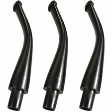 3pcs Plastic Pipe Mouthpiece Bent Smoking Pipe Taper Stem picture