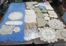 Vintage Cloth Linen Table Runner Napkin Potholder Lot picture