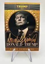 DONALD TRUMP 2024 Save America 23K GOLD SIGNATURE Card picture