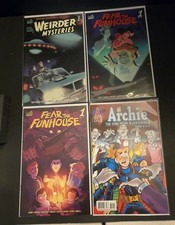 ARCHIE HORROR COMICS- FEAR THE FUNHOUSE #1A & 1B WEIRD MYSTERIES #1 & ISSUE #612 picture