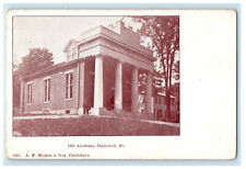 c1905s Old Academy Hallowell Maine ME Antique Unposted Postcard picture