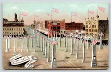 Lima Ohio~Patriotic Public Square~Court Of Honor~42nd Annual GAR Encampment~1908 picture