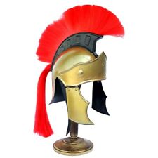 Red Crest Praetorian Roman Centurion Helmet with Plume picture