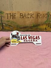 Vintage Las Vegas Fun In The Sun License Plate Topper picture