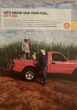 2011 Shell Oil & Gas PRINT AD Biofuel Renewable Energy - Let’s Grow Our Own Fuel picture
